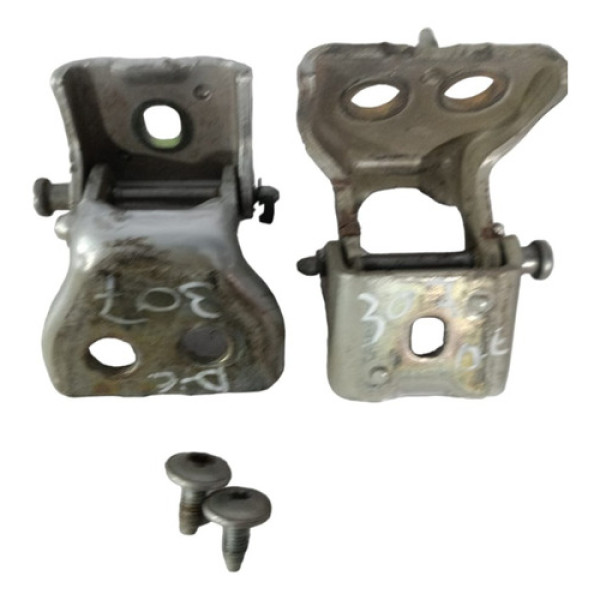 Par Dobradiça Porta Dianteira Esquerda Peugeot 307 2007 2012